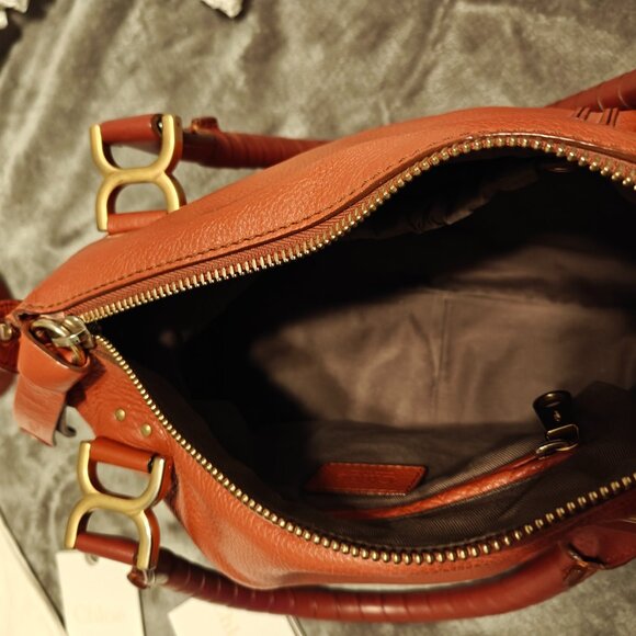 Chloe Marcie Bag in Grained Leather - Picture 10 of 13
